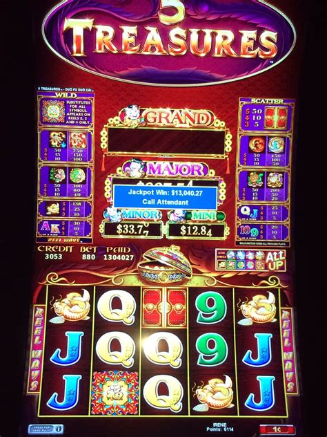 5 treasures slot machine strategy